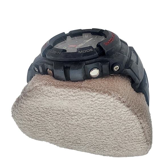 Casio Men's G-Shock Watch Ana-Digital G100 Dual Time Black Resin Alarm WR - Picture 6 of 7